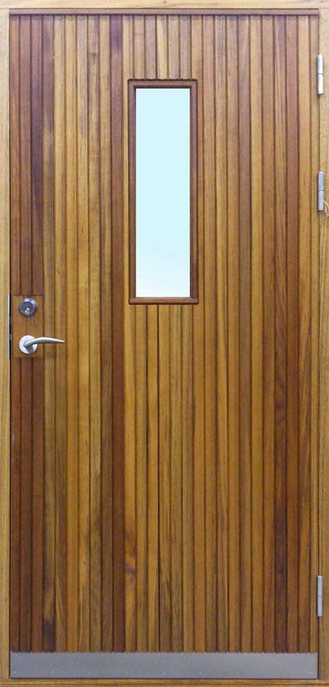 Exterior Doors Kalvo Teak With Rectangular Glass Bovalls