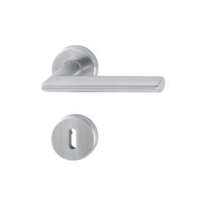 Handle Hoppe Stockholm incl. key plate for interior door